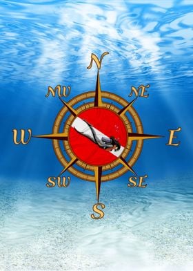 SCUBA Diver Dive Compass