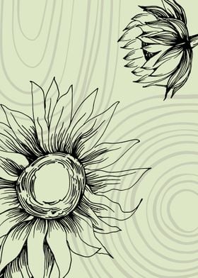 Sunflower art