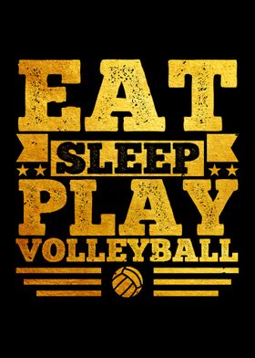 Eat sleep play volleybal