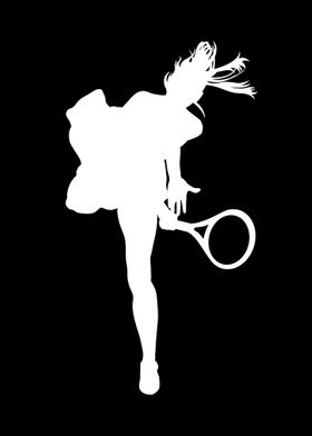 Silhouette tennis