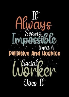 Palliative Hospice Worker