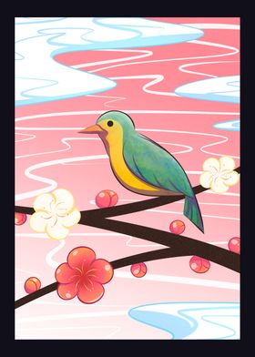 Plum Blossoms Songbird
