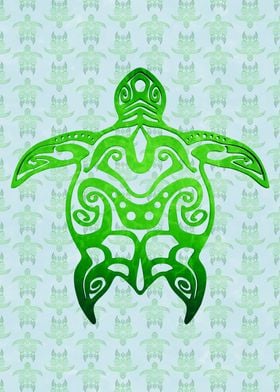 Tribal Sea Turtle Honu