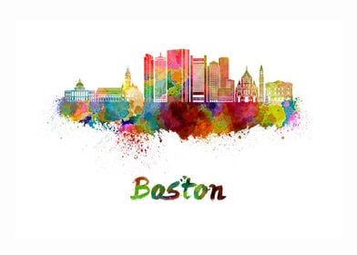 Boston v2 skyline