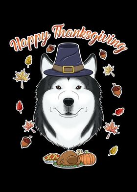 Happy Thanksgiving Husky