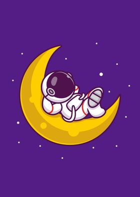 astronaut sleeping