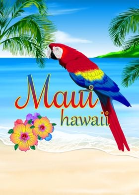 Maui Hawaii Parrot