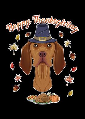 Happy Thanksgiving Vizsla