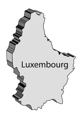 Luxembourg 3D Map