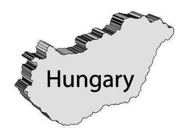 Hungary 3D Map