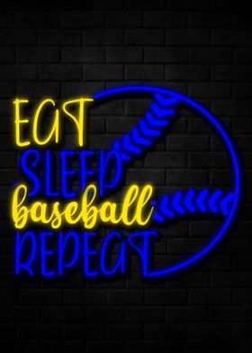 Baseball Neon Led