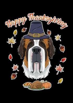 Thanksgiving Saint Bernard