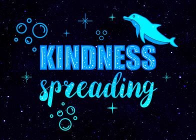 Kindness spreading dolphin