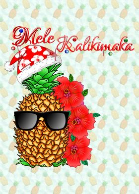 Mele Kalikimaka Pineapple