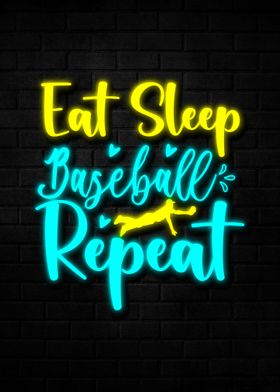 Baseball Neon Led