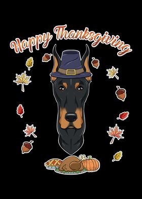 Thanksgiving Doberman