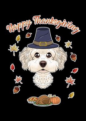 Thanksgiving Bichon Frise