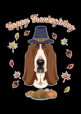 Thanksgiving Basset Hound