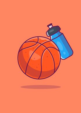 Basket Ball With Bottle