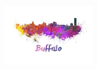 Buffalo skyline