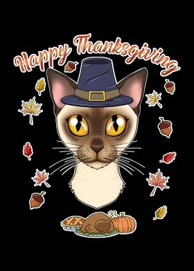 Burmese Cat Thanksgiving