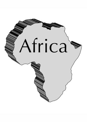 Africa 3D Map