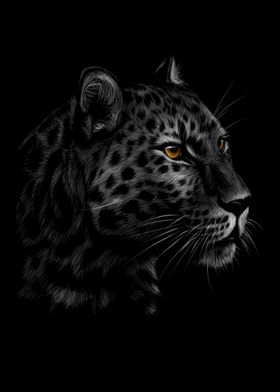 Portrait of a leopard