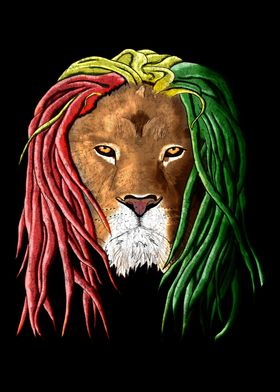 Rastafari Jamaican Lion