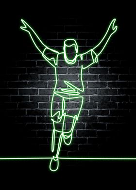 Football Neon Sport