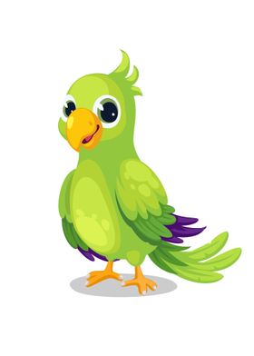 Parrot cartoon