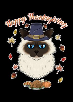 grumpy cat happy thanksgiving