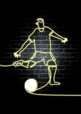 Football Neon Sport