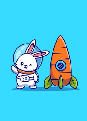 rabbit astronaut