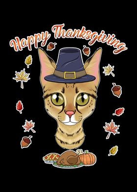 Savannah Cat Thanksgiving