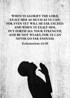 Glorify the Lord