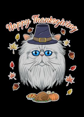 Persian Cat Thanksgiving