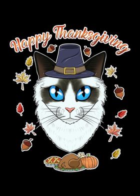 Ragdoll Cat Thanksgiving