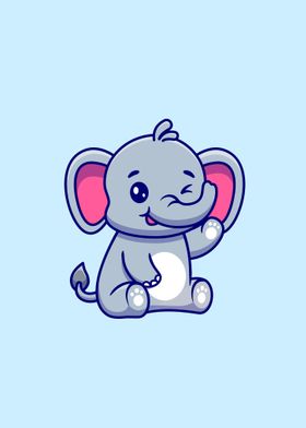 Cute elephant