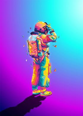 Astronaut Wpap Style