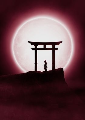 Samurai moon