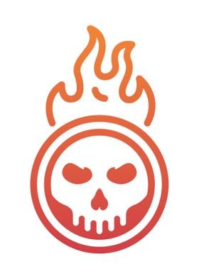 Death Fire Skull 1