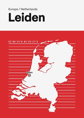 Leiden City Map