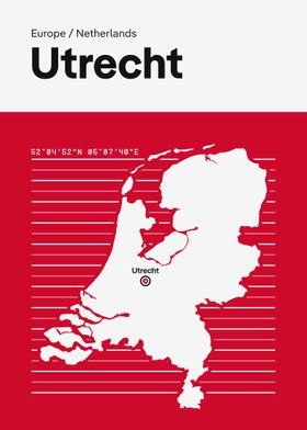 Utrecht City Map