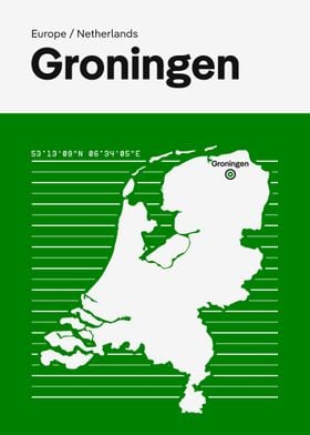 Groningen City Map