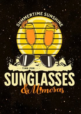 Sunglasses and mimosas