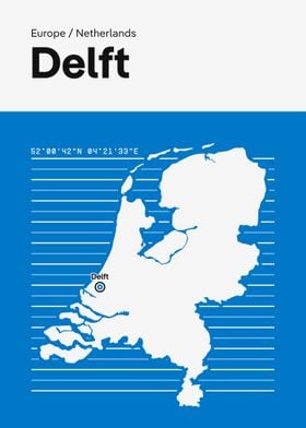 Delft City Map