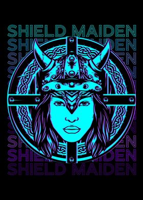 Viking Shield Maiden | Art Board Print