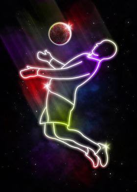 neon planet football