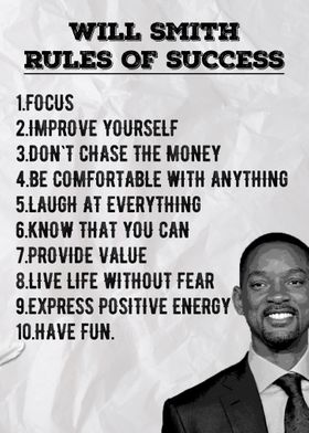 Will Smith Success Rules