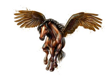 mythical winged horse